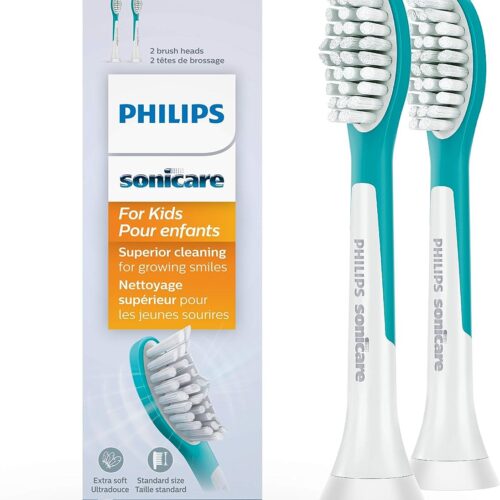 Philips Sonicare For Kids Replacement Brush Heads, 2 Pack, HX6042/94
