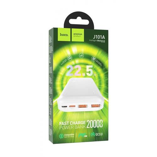 Hoco Power Bank J101A Astute 22.5W Full Compatible 20000 mAh White