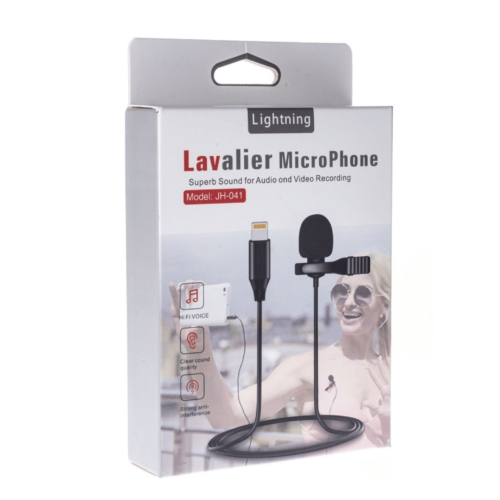 Lavalier Microphone JH041 with Lightning Cable