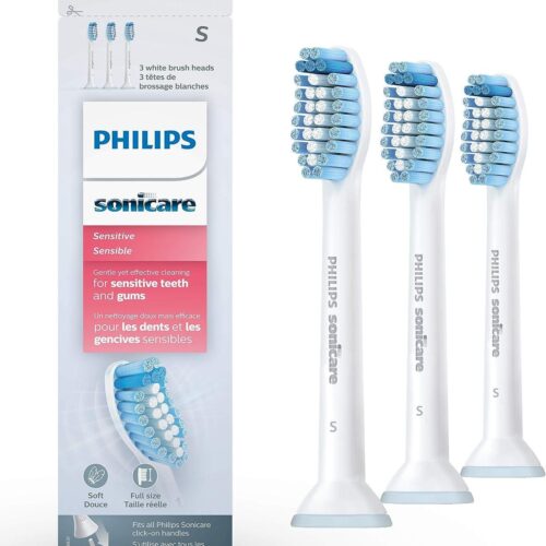 Philips Sonicare ProResults Sensitive Replacement Brush Heads, 3 Pack, HX6053/64