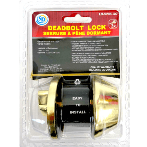 SD Deadbolt Lock(Gold)