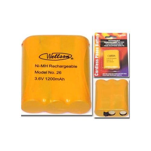 Wellson Camelion Ni-MH Rechargeable Cordless Phone Battery 3NH-AA1200
