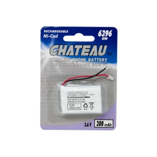 Chateau Rechargeable Ni Cad Cordless Phone Battery 6396UN