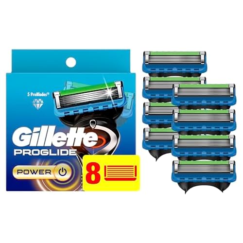 Gillette ProGlide Power Men’s Razor Blade Refill Catridges, 8 Count