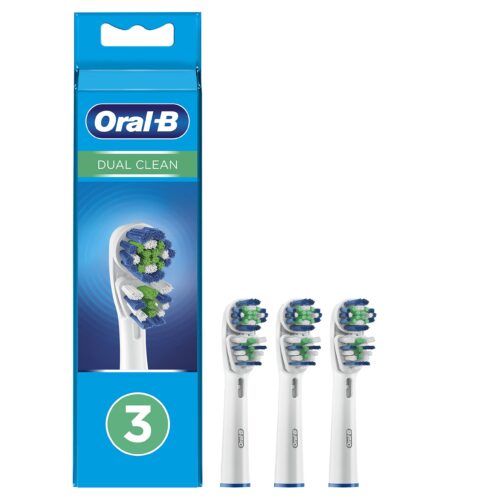 Oral-B Dual Clean superiour cleaning 3 brush heads EB417