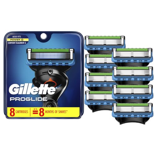 Gillette ProGlide Men’s Razor Blades 8 Cartridges (Also Fits Power)