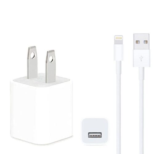 USB Power Adapter with USB to Lightning Cable wall charger for Apple 1m Amazing charger