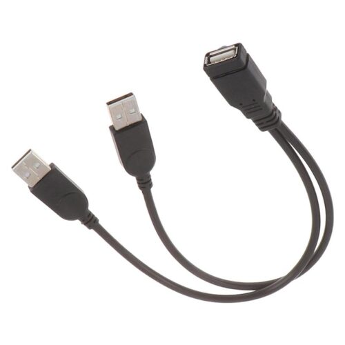 USB 2.0 Female to USB 2 Male Cable USB Double Splitter