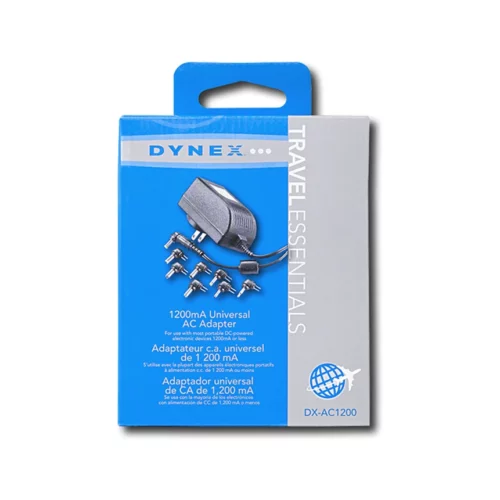 Dynex Travel Essentials 1200mA Universal AC Adapter DX-AC1200