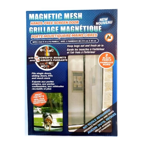 Magnetic Mesh Hands-Free Screen Door