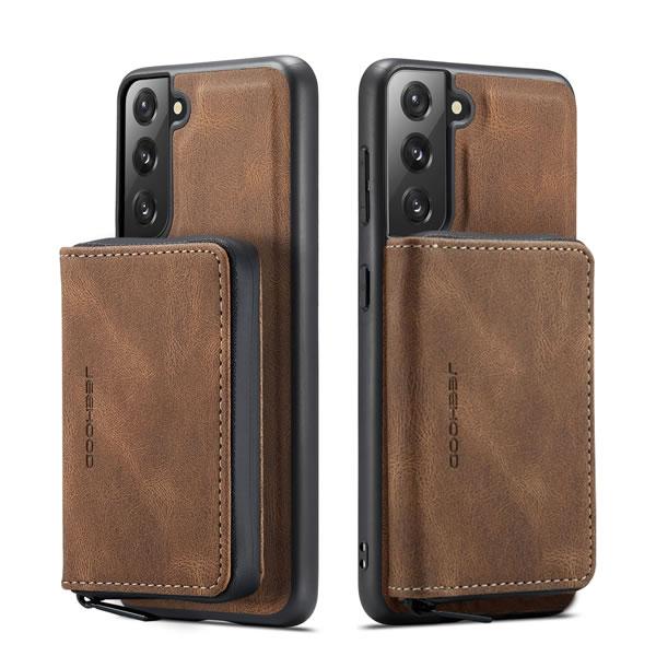 Leather wallet phone case for S21 FE