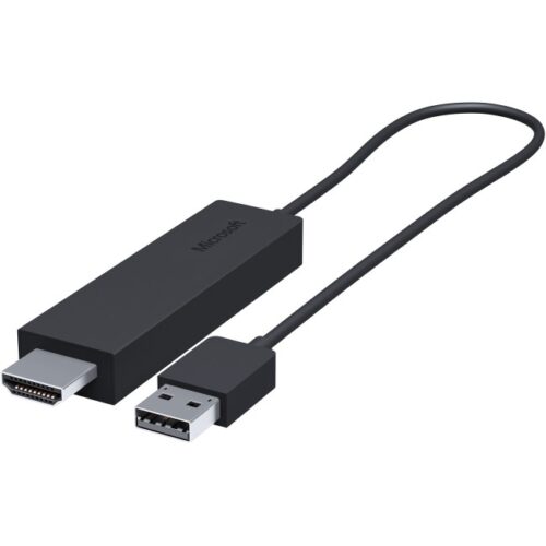 Microsoft HDMI Cable 4k Wireless Display Adapter Black Compatible with 4K TVs 1628