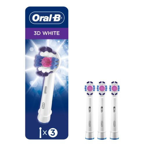 Oral-B 3D WHITE whiter teeth 3 brush heads