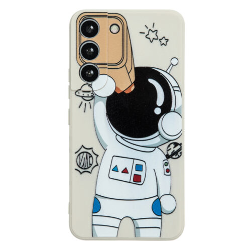 Astronaut Case for Samsung S22 Plus White and Black