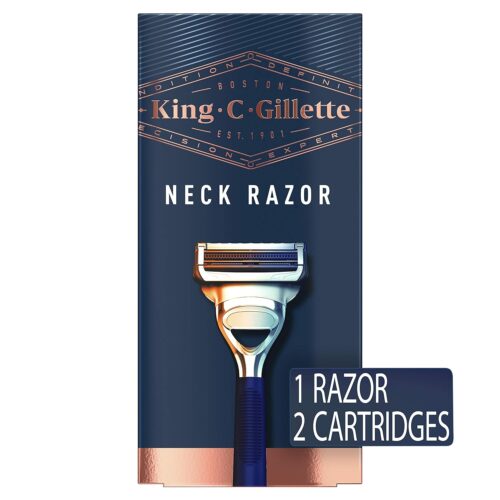 King C Gillette Neck Razor 1 Razor and 2 Cartridges