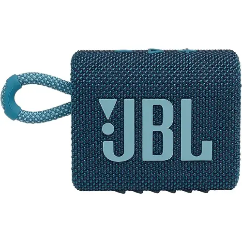 JBL Go 3: Portable Speaker with Bluetooth, Waterproof and Dustproof Blue