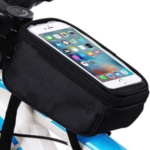 Bicycle Waterproof Cell Phone Carrying Case with Headphone Storage