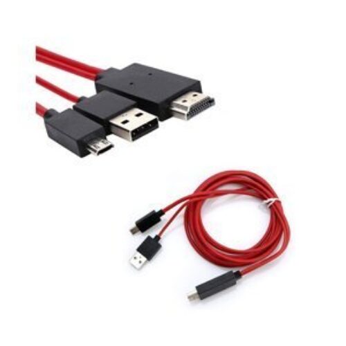 Rankie USB to HDMI with MHL Adaptor Cable for Galaxy S3/4/5 and Mega Note 2/3